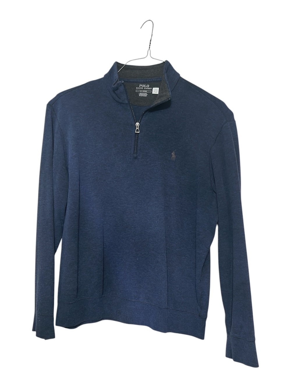 Polo by Ralph Lauren Navy Quarter-Zip Sweater
